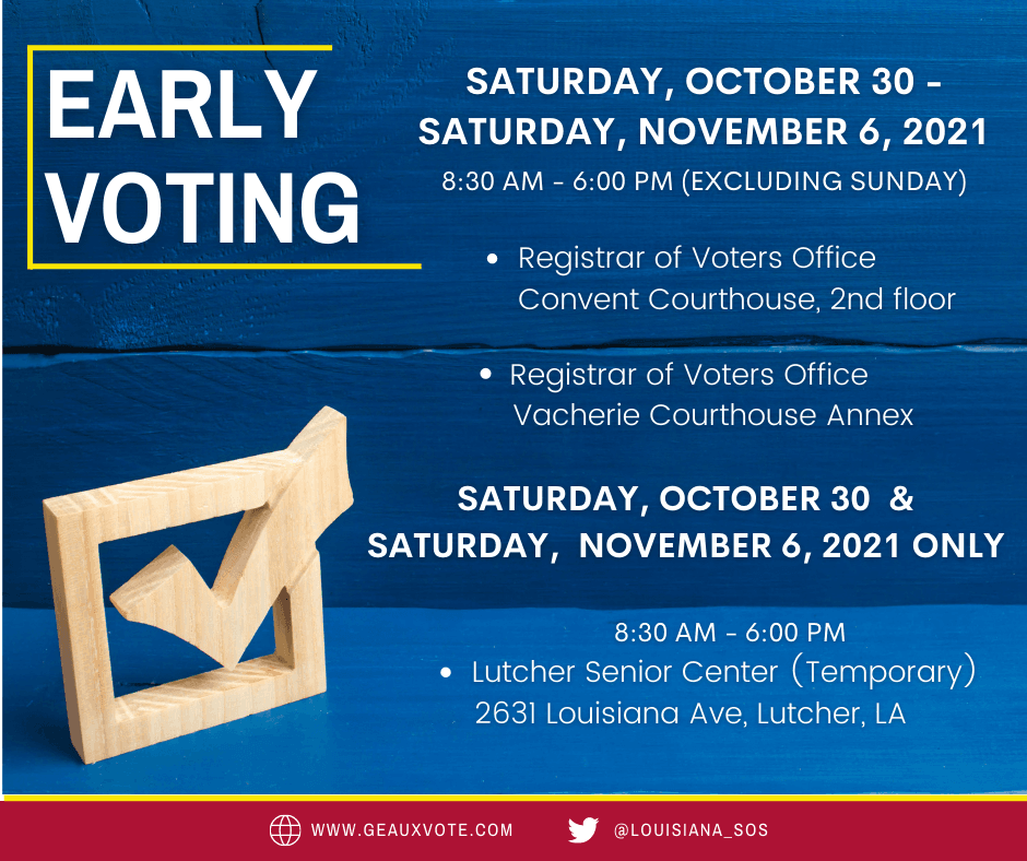 Early Voting Dates October