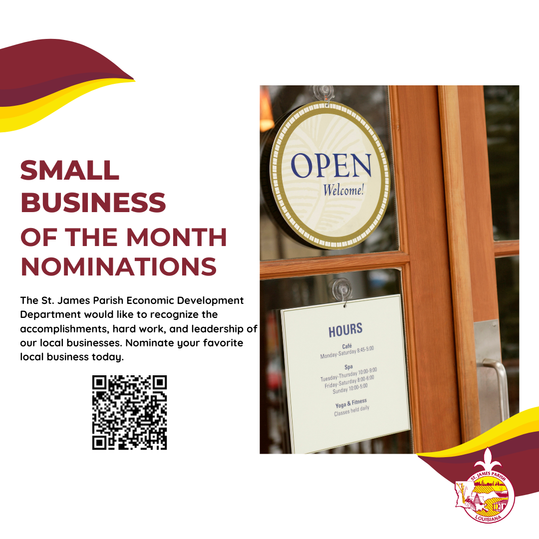 Small business of the month flyer 