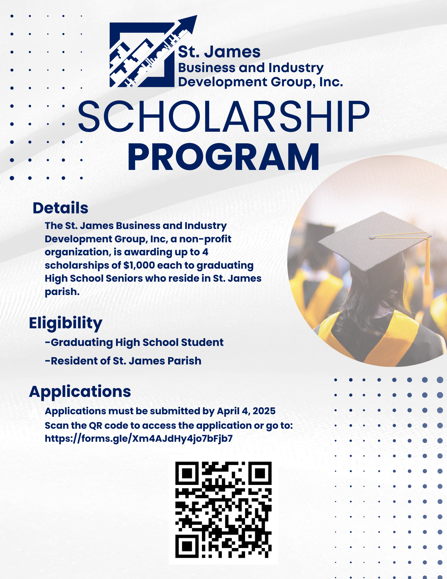BGI Scholarship Flyer