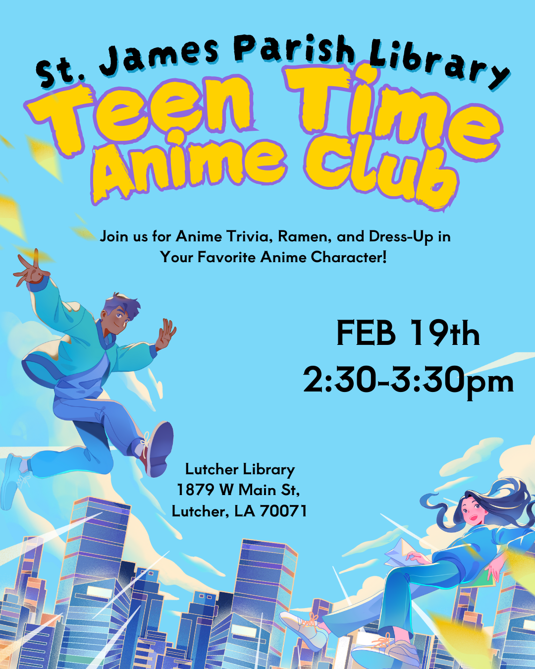 Teen time - anime flyer (1)